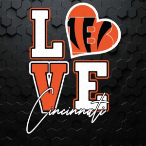 modern and bold with a playful twist Bengals classic SVG design showing excitement and pride for Cricut and Silhouette cutting machines