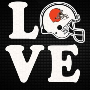 modern with a vintage touch Browns helmet SVG design showing pride for Cricut and Silhouette cutting machines