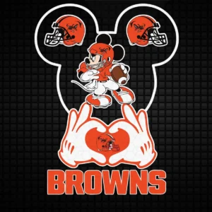 playful and modern with a vintage twist Browns classic SVG design showing nostalgia and pride for Cricut and Silhouette cutting machines