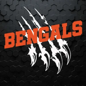bold and modern with a hint of aggressive aesthetics Bengals classic SVG design showing excitement and pride for Cricut and Silhouette cutting machines