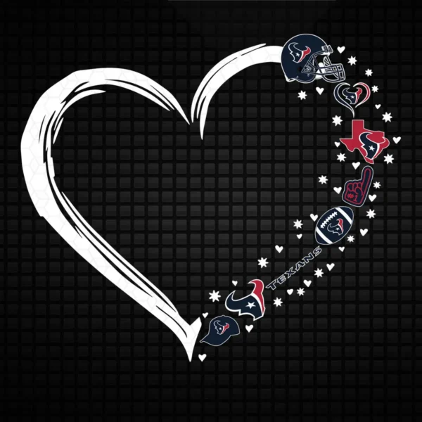 modern with a playful twist, incorporating elements of team spirit and local culture Texans logo SVG design showing excitement and pride for Cricut and Silhouette cutting machines