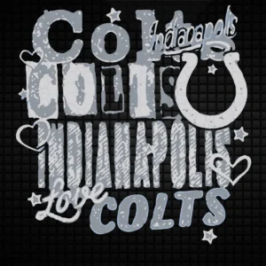 vintage with a playful, bold aesthetic Colts logo SVG design showing nostalgia and pride for Cricut and Silhouette cutting machines