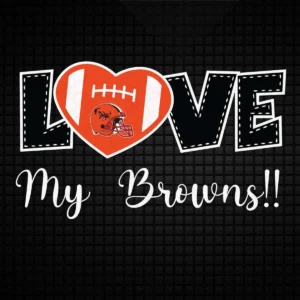 modern with a playful twist, incorporating bold and vibrant elements Browns classic SVG design showing joy and pride for Cricut and Silhouette cutting machines