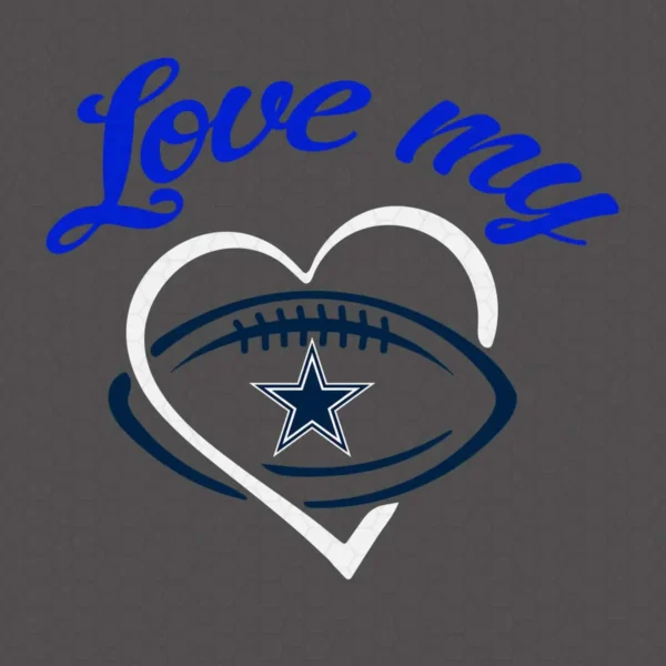 modern with a playful twist Cowboys classic SVG design showing pride for Cricut and Silhouette cutting machines