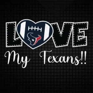 modern with a playful twist Texans logo SVG design showing excitement for Cricut and Silhouette cutting machines