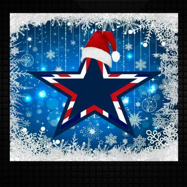 modern with a festive twist Cowboys classic SVG design showing excitement for Cricut and Silhouette cutting machines