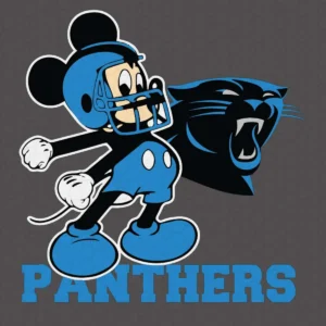 Mickey Carolina Panthers Football Team SVG Digital File