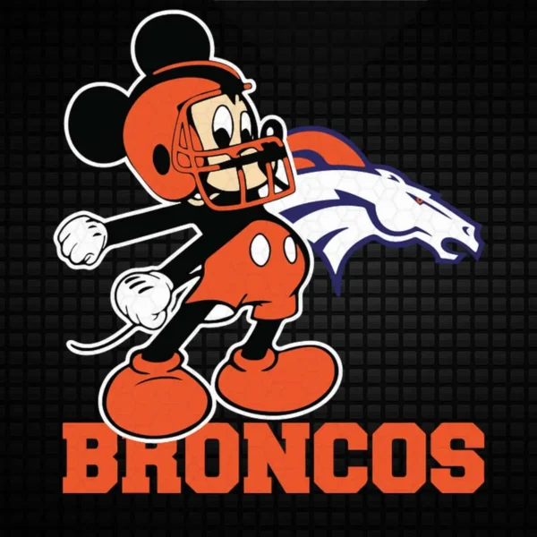 vintage with a playful twist Broncos classic SVG design showing nostalgia and joy for Cricut and Silhouette cutting machines