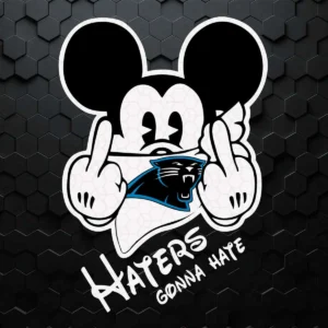 Mickey Love Carolina Panthers Haters Gonna Hate SVG