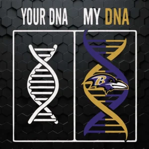 My Dna Is The Baltimore Ravens Football SVG