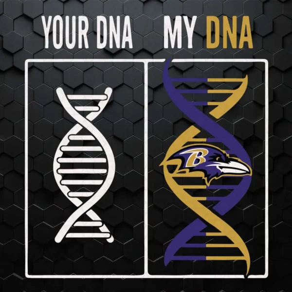 My Dna Is The Baltimore Ravens Football SVG