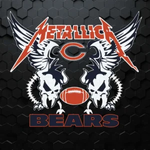 NFL Chicago Bears Metallica Heavy Metal Band Football SVG
