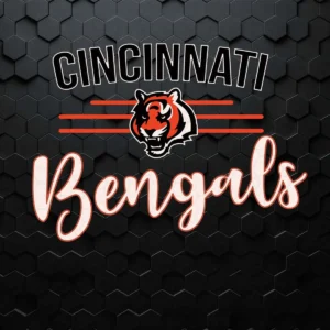 modern with bold elements Bengals logo SVG design showing excitement for Cricut and Silhouette cutting machines