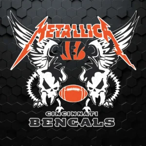 bold and modern with a touch of vintage rock aesthetics Bengals classic SVG design showing excitement and pride for Cricut and Silhouette cutting machines