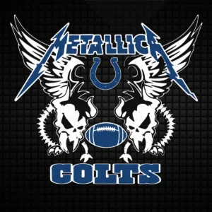 bold and edgy with a vintage rock influence Colts classic SVG design showing excitement and pride for Cricut and Silhouette cutting machines