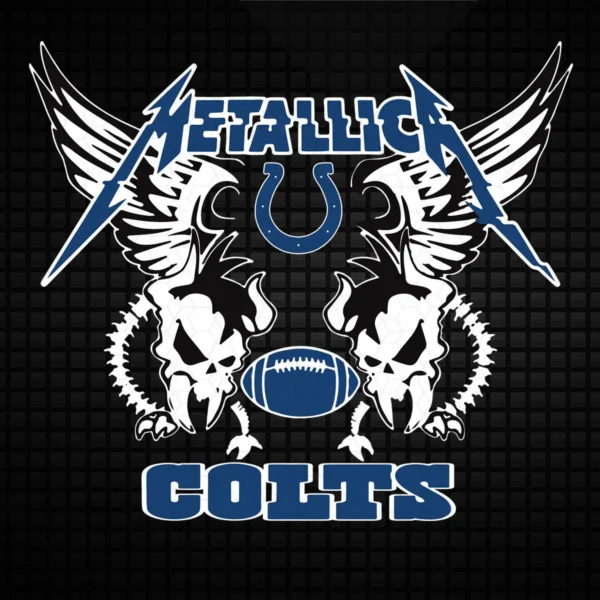 bold and edgy with a vintage rock influence Colts classic SVG design showing excitement and pride for Cricut and Silhouette cutting machines