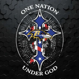 One Nation Under God SVG Baltimore Ravens Nfl Team Football SVG