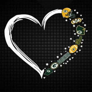 vintage with a modern twist, featuring bold and playful elements Packers logo SVG design showing nostalgia and pride for Cricut and Silhouette cutting machines