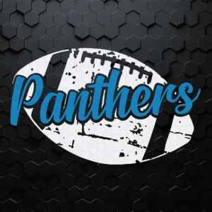 Panthers Football High School Mascot Spirit Pride Sports SVG