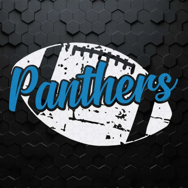 Panthers Football High School Mascot Spirit Pride Sports SVG