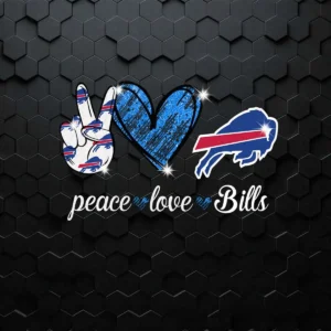 Peace Love Buffalo Bills Nfl Football Teams PNG