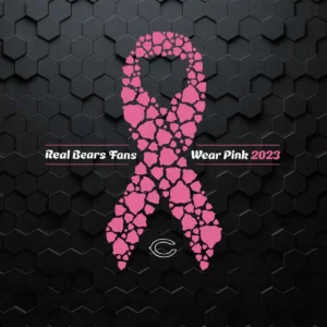 Real Bears Fans Wear Pink 2023 SVG File Instant Download