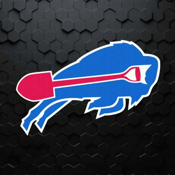 Retro Buffalo Bills Shovel Logo NFL Super Bowl SVG