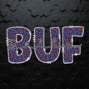Retro Buffalo Football Buf Bills SVG Silhouette