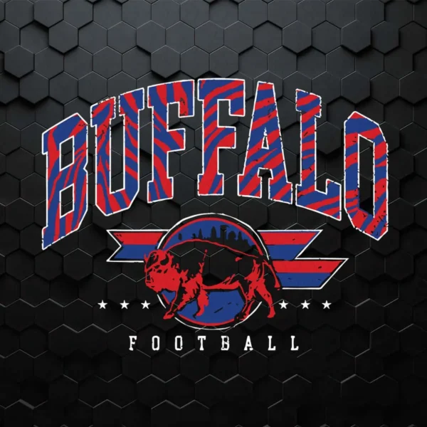 Retro Buffalo Football Nfl SVG Cricut Digital Download