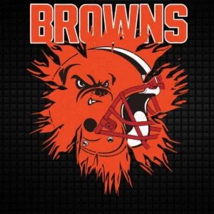 bold and modern with a vintage touch Browns logo SVG design showing pride for Cricut and Silhouette cutting machines