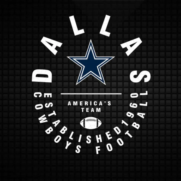 modern with a vintage twist Cowboys retro SVG design showing pride for Cricut and Silhouette cutting machines
