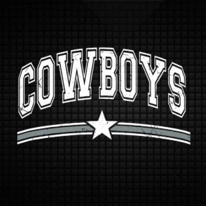 vintage with a bold and rugged aesthetic Cowboys retro SVG design showing pride for Cricut and Silhouette cutting machines