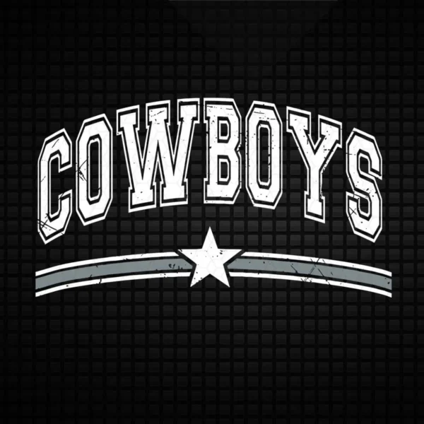 vintage with a bold and rugged aesthetic Cowboys retro SVG design showing pride for Cricut and Silhouette cutting machines