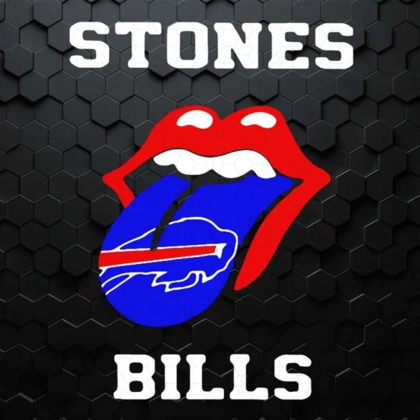Rolling Stones Buffalo Bills Nfl Logo SVG Cricut File