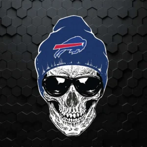 Skull Buffalo Bills SVG Cricut Digital Download NFL Lovers