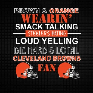 bold and modern with a touch of vintage Browns classic SVG design showing pride and loyalty for Cricut and Silhouette cutting machines