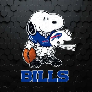Snoopy A Strong And Proud Buffalo Bills Player Nfl PNG