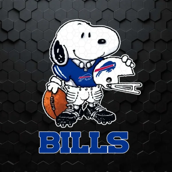 Snoopy A Strong And Proud Buffalo Bills Player Nfl PNG