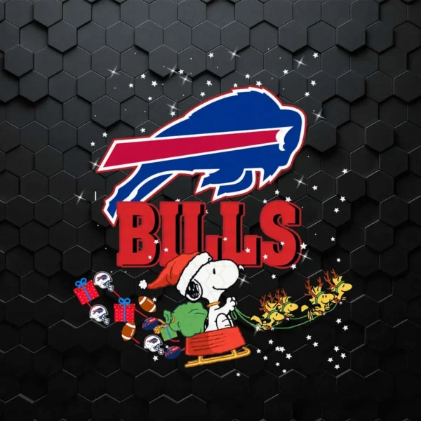 Snoopy Christmas Buffalo Bills PNG Happy Xmas Day