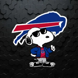 Snoopy Joe Cool To Be The Buffalo Bills Nfl PNG
