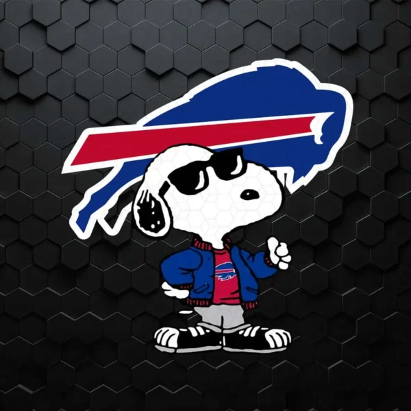 Snoopy Joe Cool To Be The Buffalo Bills Nfl PNG
