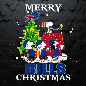 Snoopy Merry Buffalo Bills Christmas SVG Happy Christmas Day