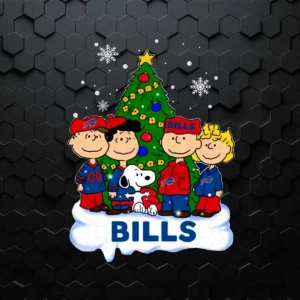 Snoopy The Peanuts Buffalo Bills Christmas PNG Happy Xmas