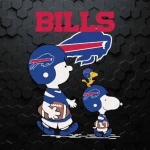 Snoopy The Peanuts Buffalo Bills SVG Cut File