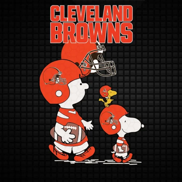 playful and modern with a vintage touch Browns classic SVG design showing joy and nostalgia for Cricut and Silhouette cutting machines