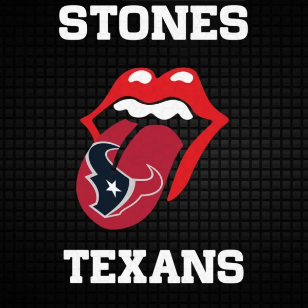 bold and modern with a playful twist Texans classic SVG design showing excitement for Cricut and Silhouette cutting machines