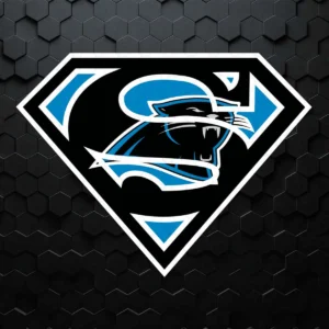Superman Carolina Panthers SVG Digital Download