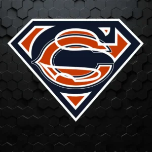 Superman Chicago Bears SVG Cricut Digital Download