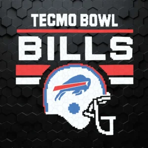 Tecmo Bowl Buffalo Bills Helmet Nfl SVG For Cricut Files