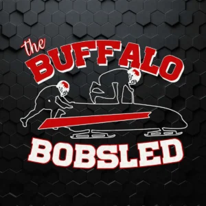 The Buffalo Bobsled Football SVG Background Transparent